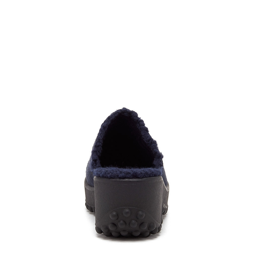 Fran Navy Suede Clog - Rocket Dog