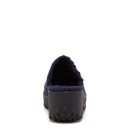 Fran Navy Suede Clog - Rocket Dog