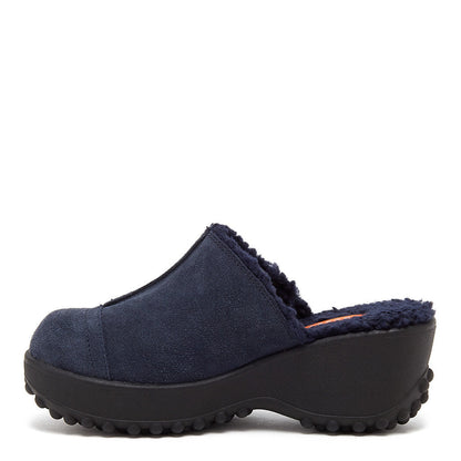 Fran Navy Suede Clog - Rocket Dog