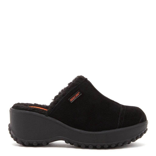 Fran Nubuck Black Clog - Rocket Dog