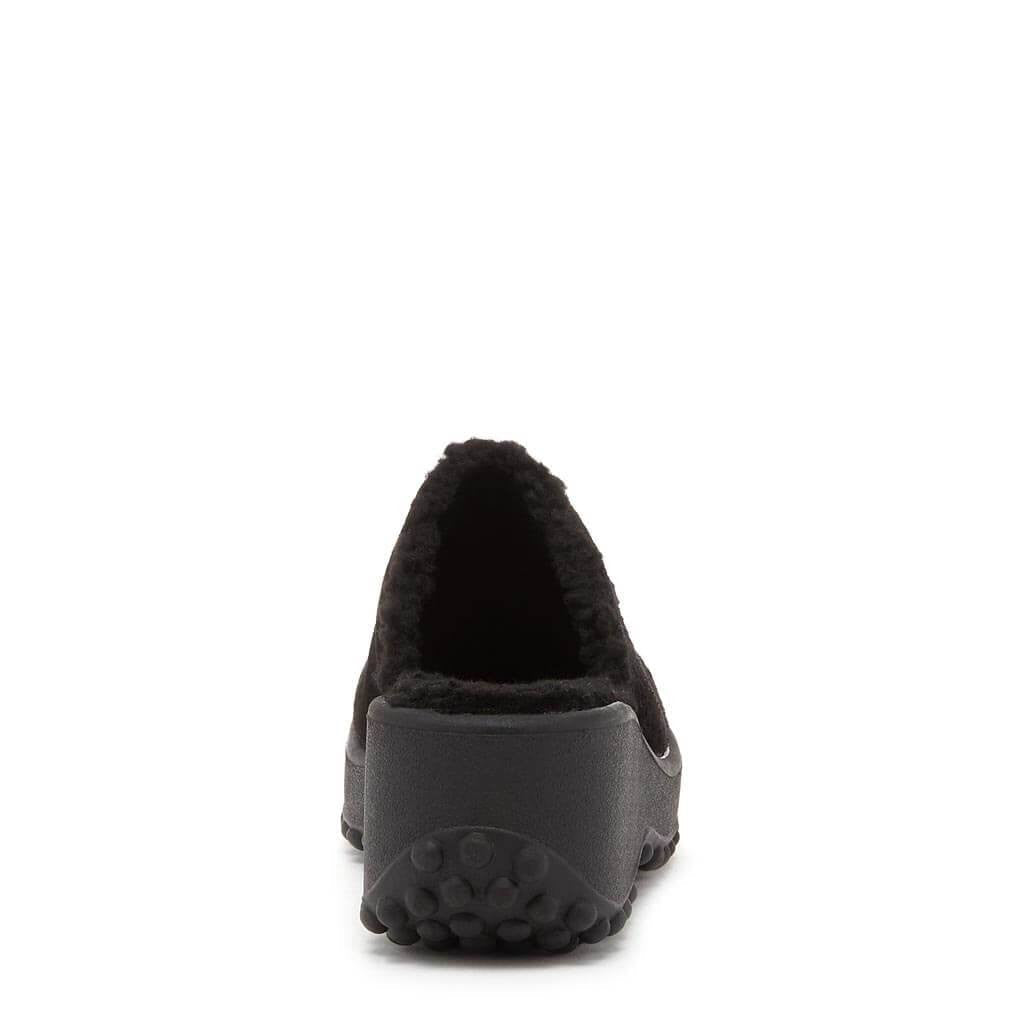 Fran Nubuck Black Clog - Rocket Dog