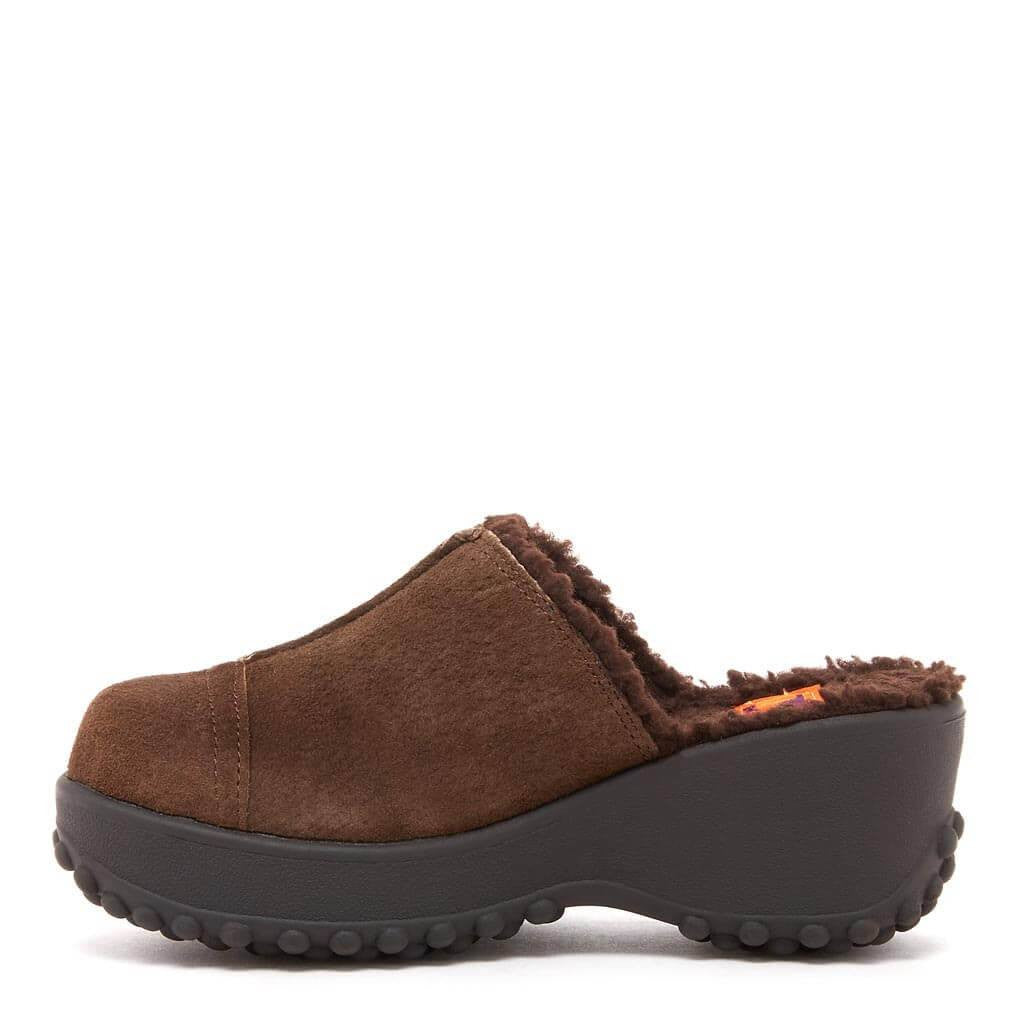 Fran Nubuck Brown Clog - Rocket Dog