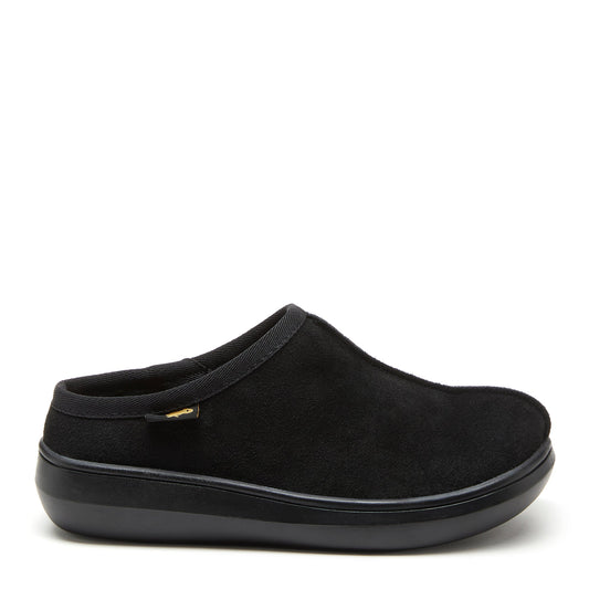 Sugar Glide Black Suede Slipper - Rocket Dog