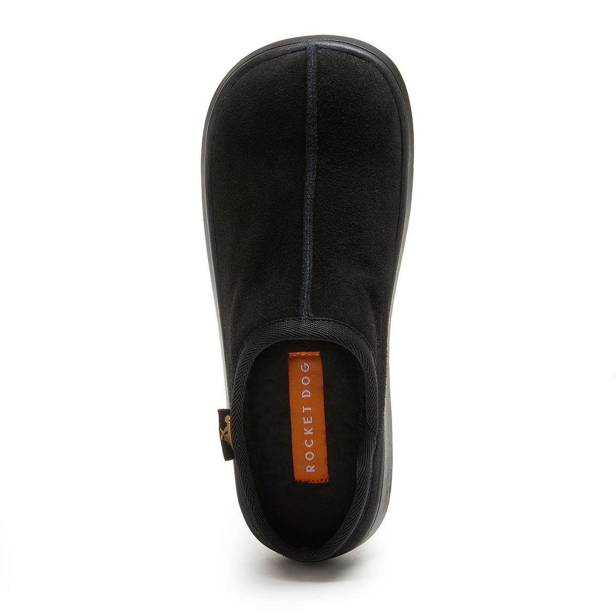 Sugar Glide Black Suede Slipper - Rocket Dog