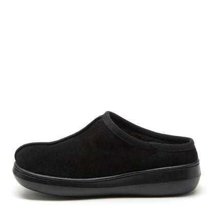 Sugar Glide Black Suede Slipper - Rocket Dog