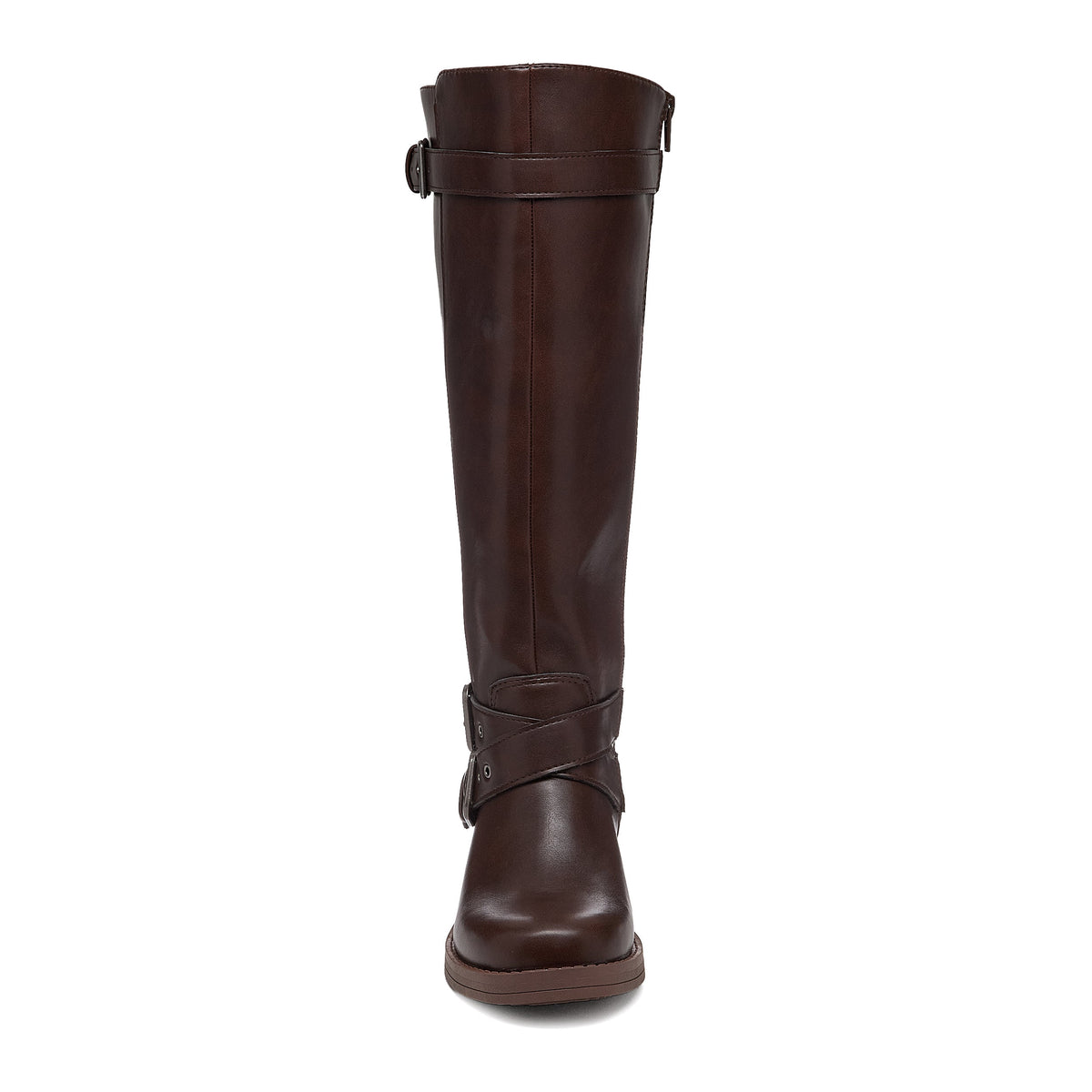Rocket Dog Women’s Fillie Dark Brown Tall Buckle Boots - Rocket Dog